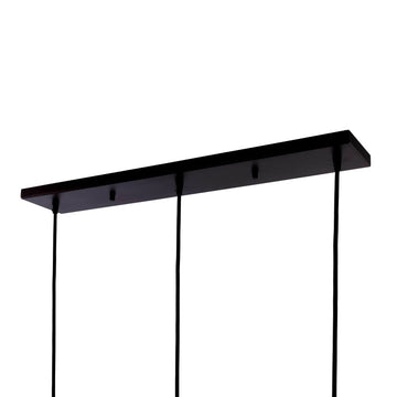 Cooper 25.5" Farmhouse Contemporary Glass Linear LED Pendant - JONATHAN Y